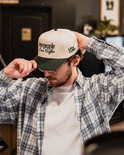 Love people love coffee baseball hat