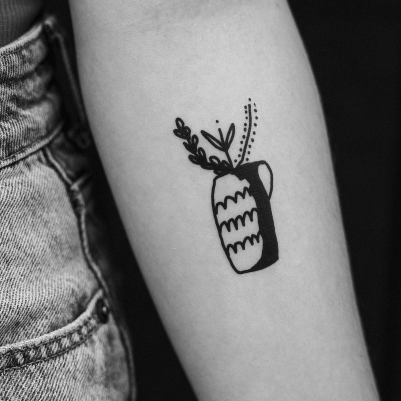 Vase temporary tattoo - Stiinko x Lima